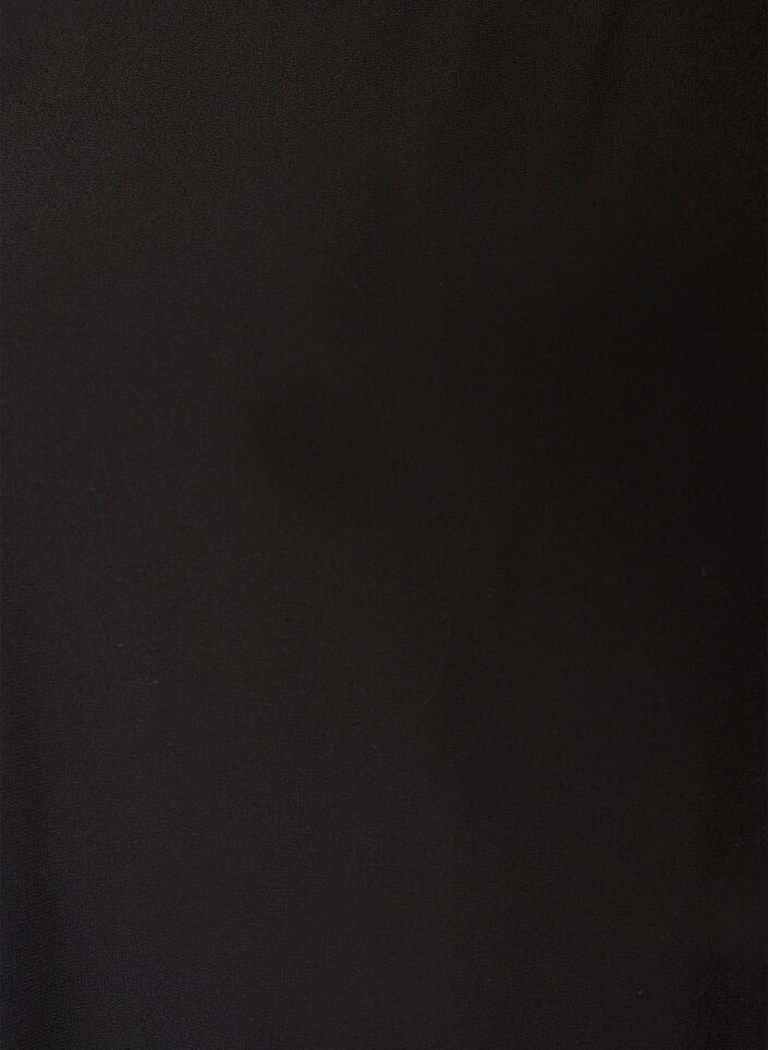 Chiffon blouse met balloneffect, Zwart, Packshot image number 2