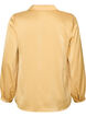 Blouse avec col de chemise et col en V, Jaune clair, Packshot image number 1
