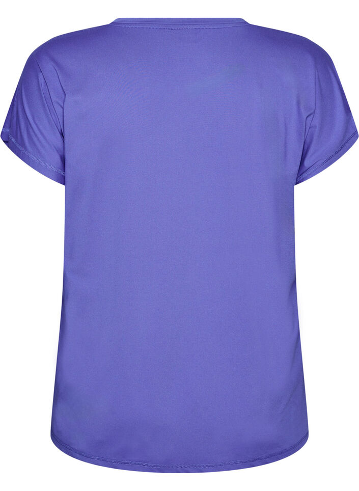 Effen gekleurd trainingsshirt, Blauw, Packshot image number 1