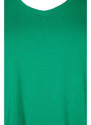 T-shirt en coton uni basique, Jolly Green, Packshot image number 2