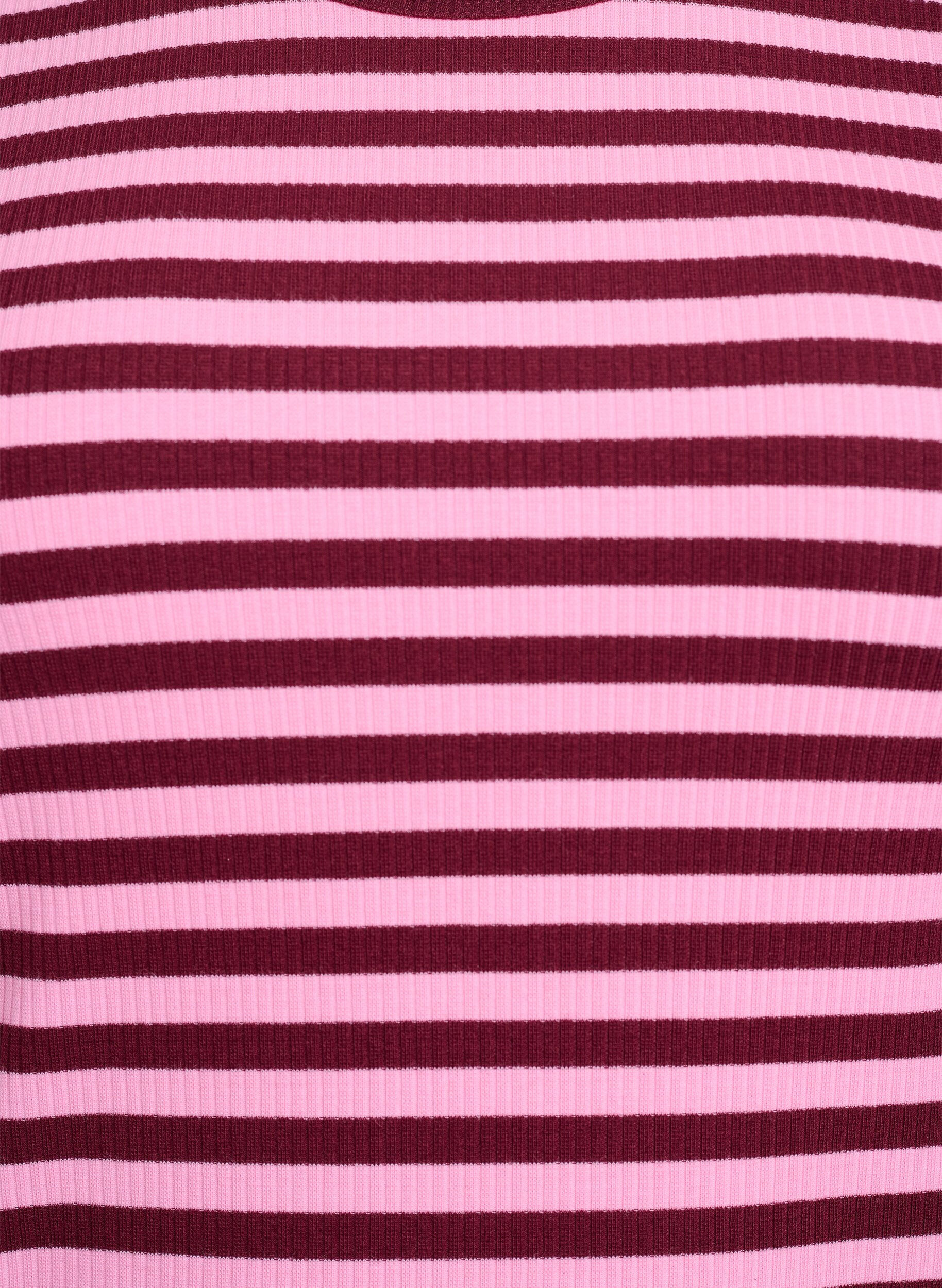 Zizzi Robe T-shirt mi-longue en jersey c&ocirc;tel&eacute;, Bordeaux fonc&eacute;, Packshot image number 2