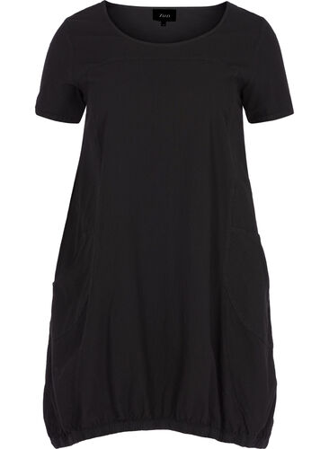 Comfortabele jurk, Black, Packshot image number 0