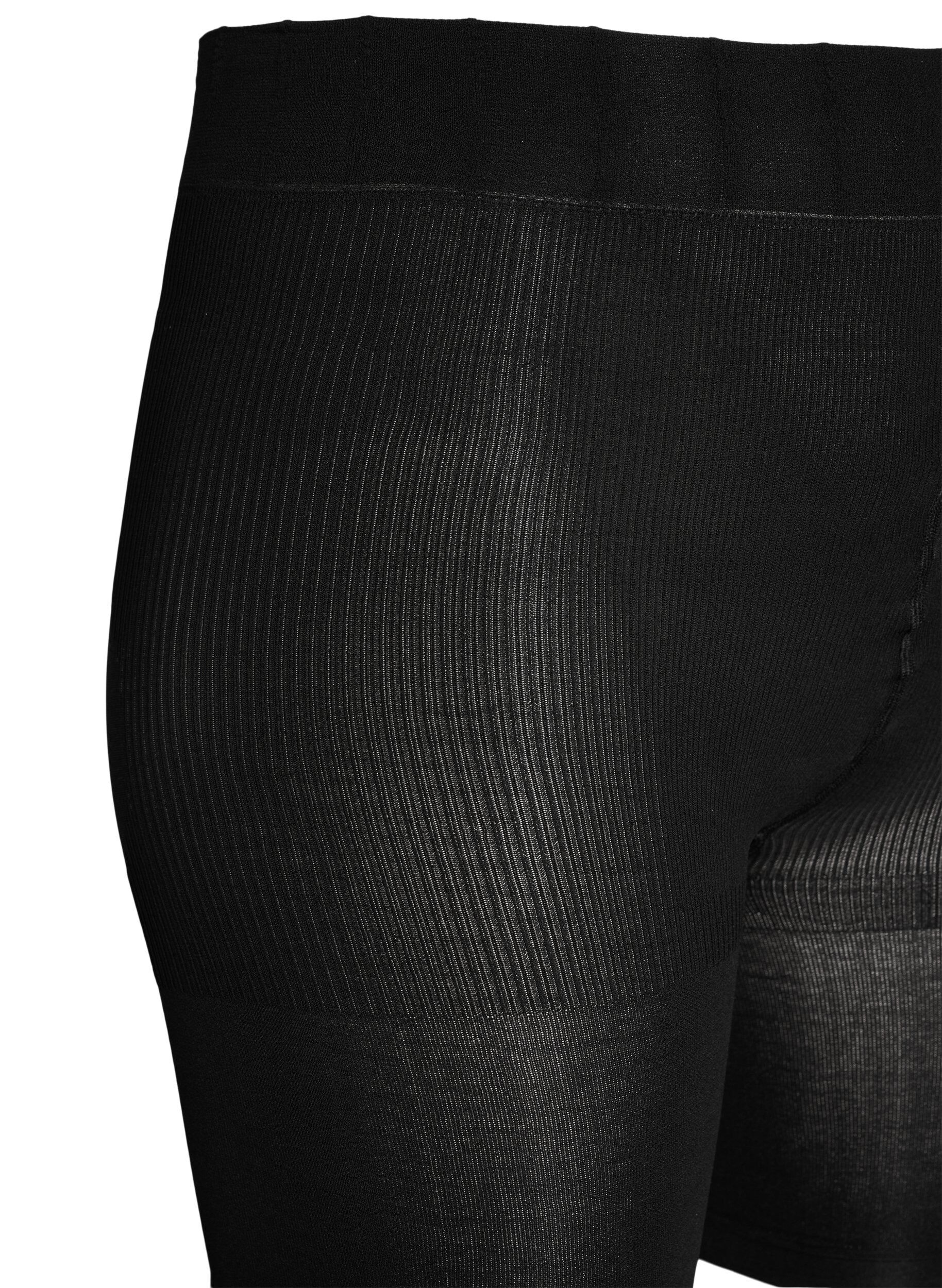 ZizziLot de 2 shortys push-up 60 deniers avec effet sculptant, Noir, Packshot image number 2
