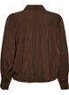 Chemise coupe ballon avec fermeture zipp&eacute;e invisible, Marron, Packshot image number 1