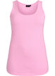 Haut uni Basic en coton, Rose, Packshot image number 0