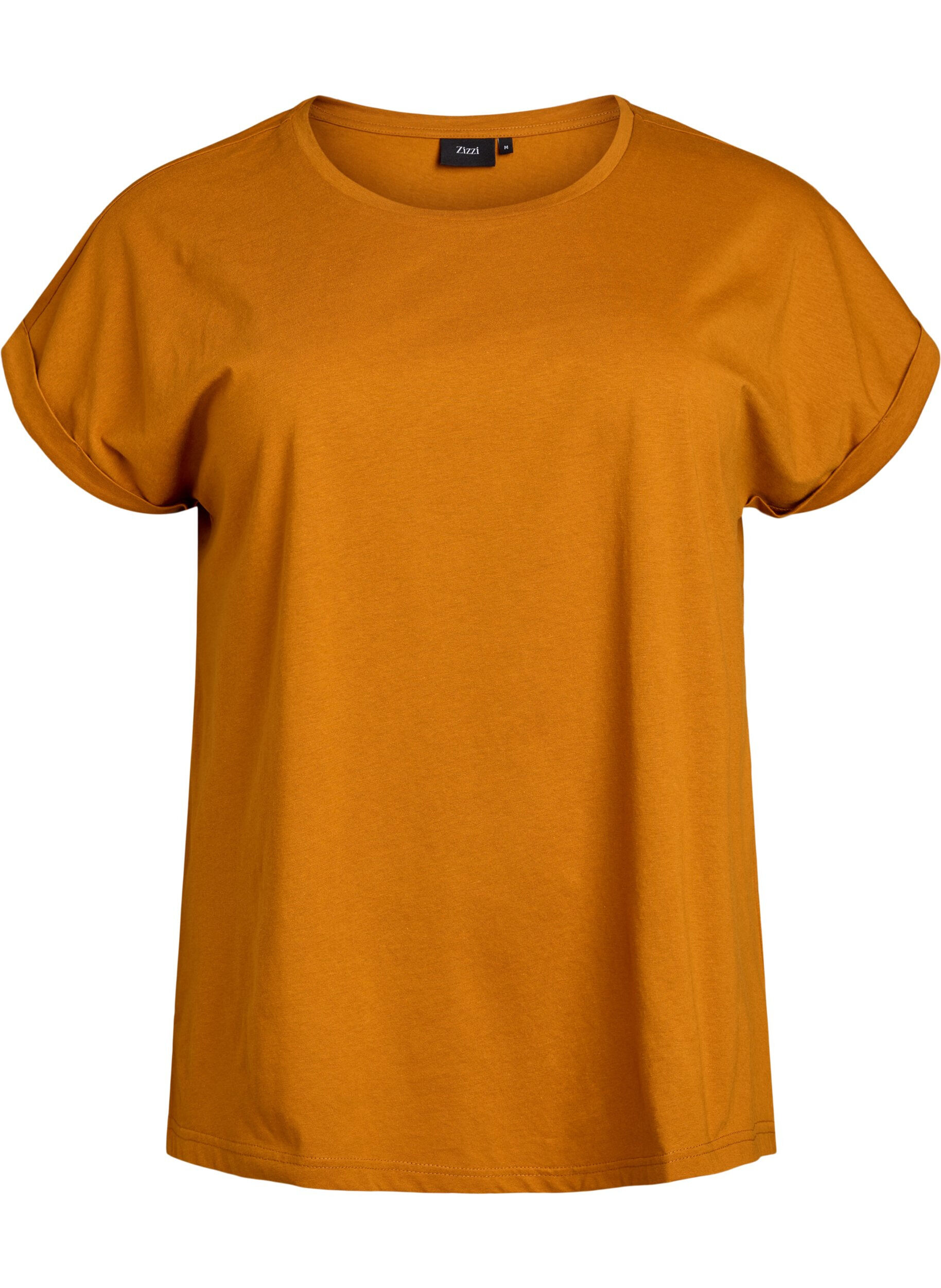 T-shirt met korte mouwen van katoenmix