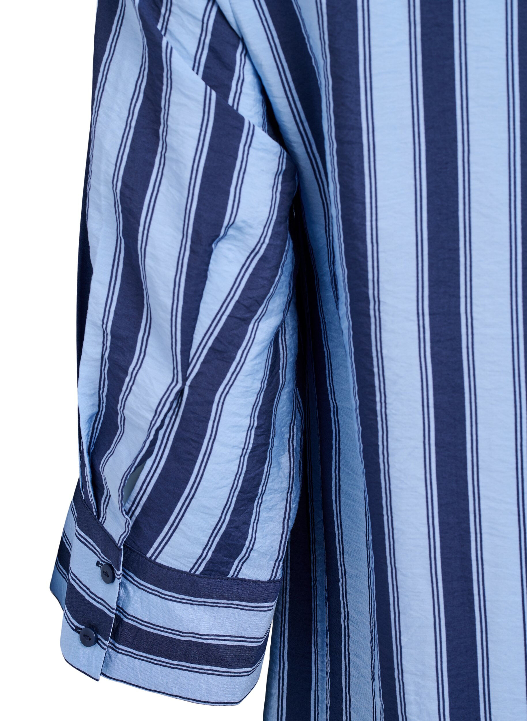 ZizziRobe courte avec col et poche poitrine, Bleu, Packshot image number 3