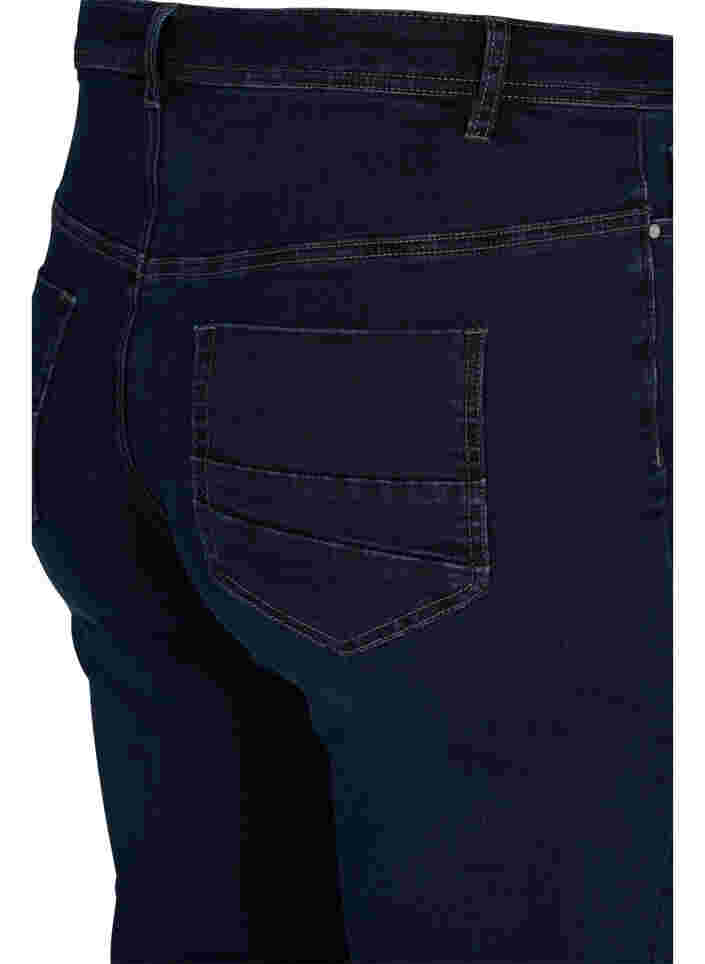 Regular fit Gemma jeans met hoge taille, Dark blue, Packshot image number 2