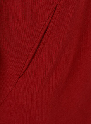 Robe col V sophistiquée , Red Dahlia, Packshot image number 2