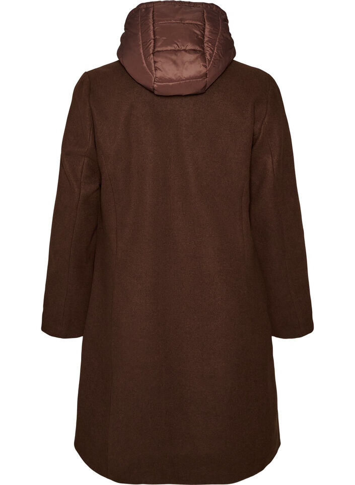 Manteau avec insert matelass&eacute; amovible, Marron, Packshot image number 1