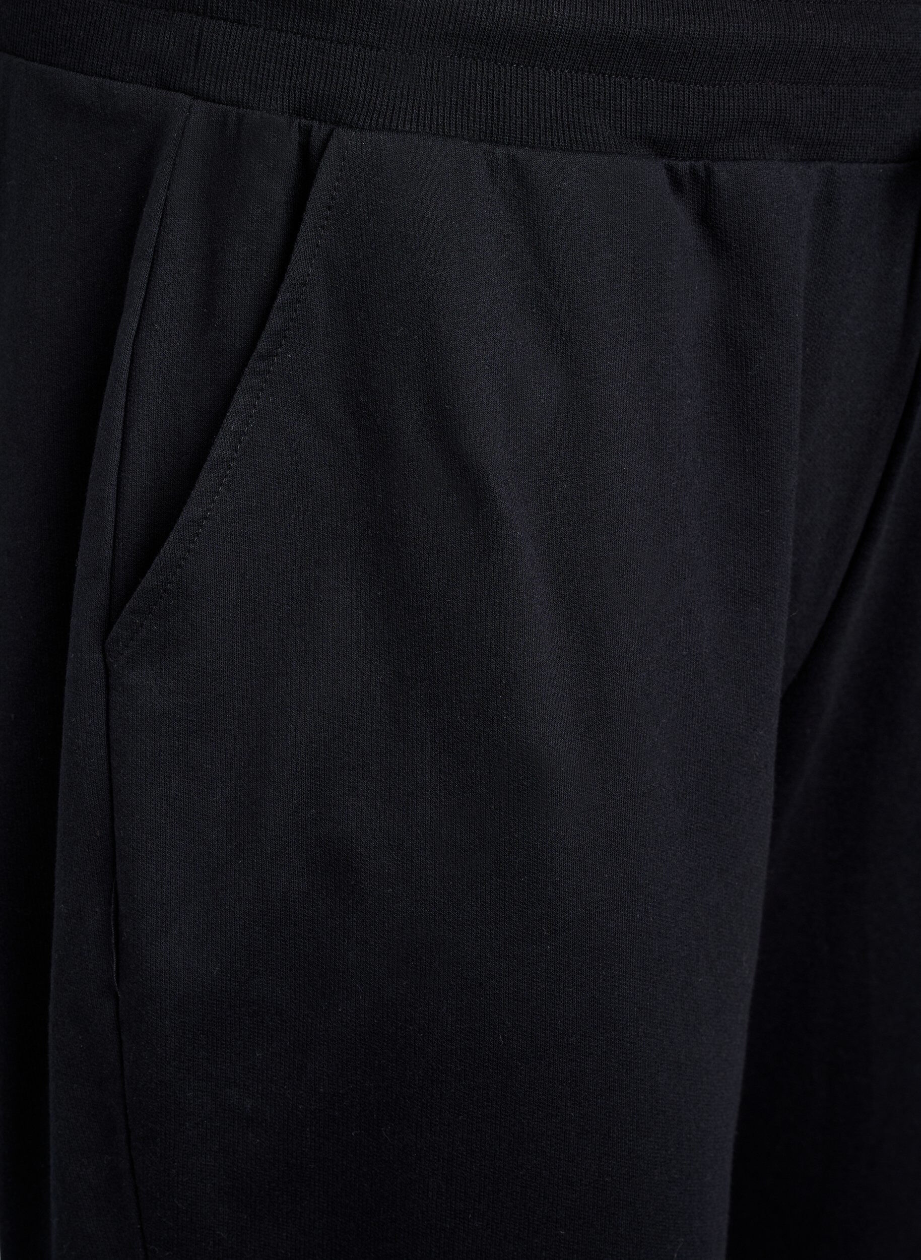 ZizziLosse trainingsbroek met zakken, Zwart, Packshot image number 2