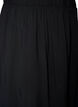 Culotte in viscose met een high waist en wijde pijpen, Zwart, Packshot image number 2