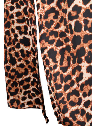 Jupe à imprimé léopard avec fentes, Leopard AOP, Packshot image number 3