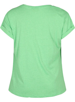 T-shirt fluo en coton, Neon Green, Packshot image number 1