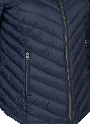 Korte gewatteerde lichte jas, Night Sky, Packshot image number 3