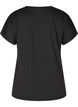 T-shirt de sport ample avec col en v, Noir, Packshot image number 1