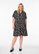 Robe &agrave; motifs avec empi&egrave;cements, Noir, Model image number 1
