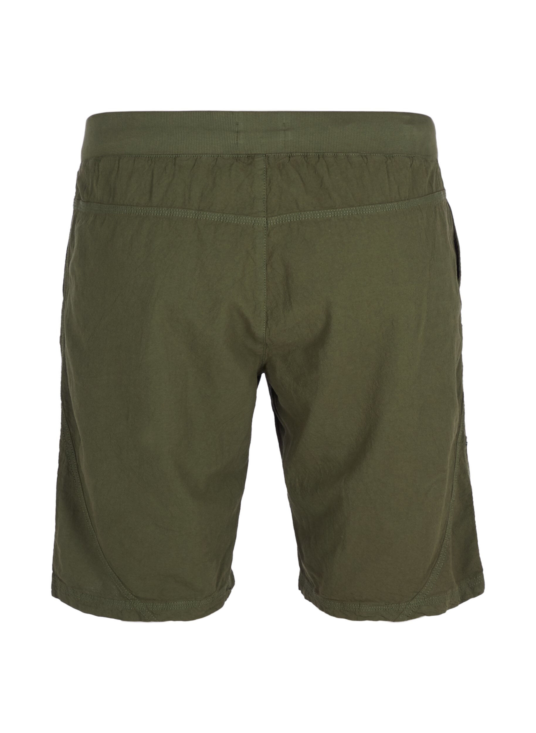 Zizzi Short en coton ample avec poches, Vert, Packshot image number 1