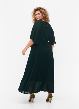 Maxi-jurk met korte mouwen en a-vorm, Scarab, Model image number 1