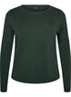 Basic T-shirt met lange mouwen en ronde hals, Groen, Packshot image number 0