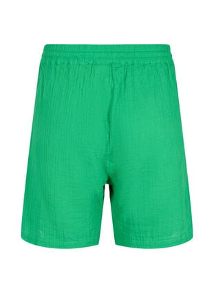 Short en mousseline de coton avec poches, Jolly Green, Packshot image number 1