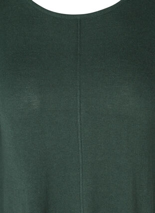 Blouse trapèze en tricot, Darkest Spruce, Packshot image number 2