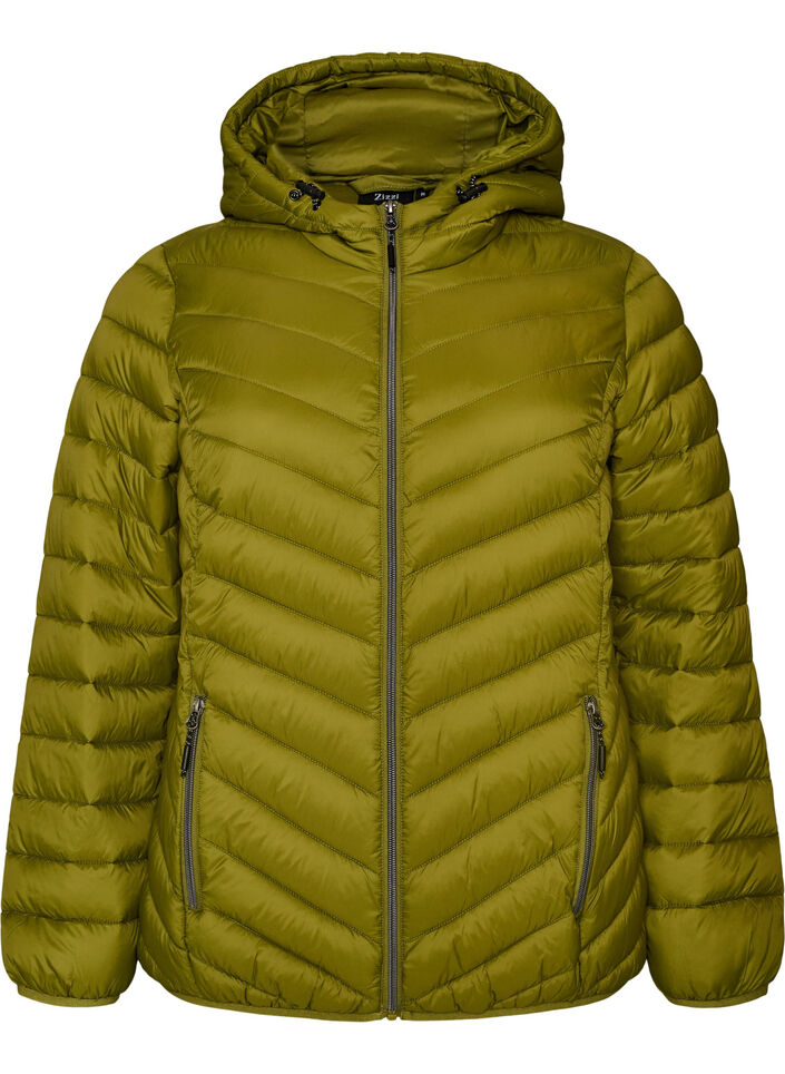 Veste l&eacute;g&egrave;re &agrave; capuche, Vert, Packshot image number 0
