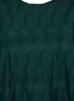 FLASH - Robe avec texture et manches 3/4, Scarab, Packshot image number 2