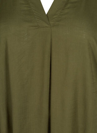 Robe à manches longues en viscose, Ivy Green, Packshot image number 2