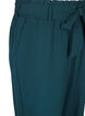 High-waist broek met ruches en een strikriem, Sea Moss Melange, Packshot image number 2