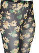 Mesh legging met bloemenprint, Yellow Green AOP, Packshot image number 2