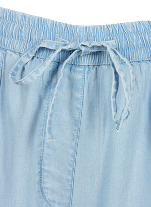 Pantalon 3/4, Light blue denim, Packshot image number 2