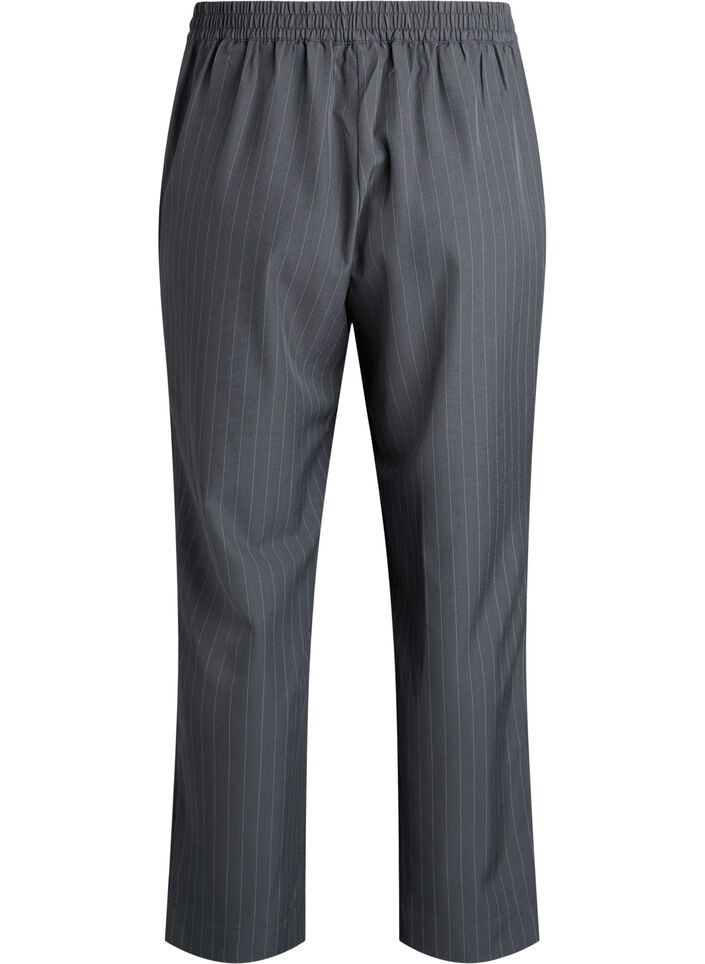 Losse broek met zakken, Grijs, Packshot image number 1