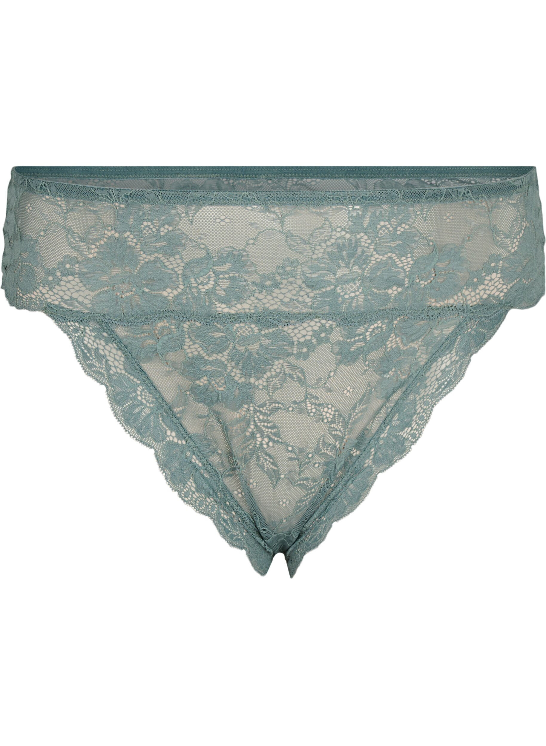 Zizzi Culotte br&eacute;silienne avec taille r&eacute;guli&egrave;re, Balsam Green, Packshot image number 0