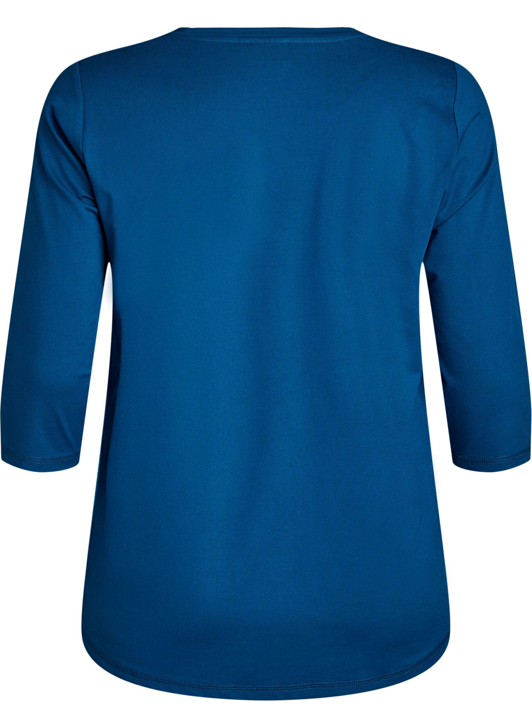 ZizziTraining blouse met 3/4 mouwen, Blauw, Packshot image number 1