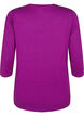 Work-out top met 3/4 mouwen, Paars, Packshot image number 1