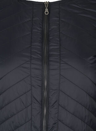 Gewatteerde lichte jas, Black, Packshot image number 2