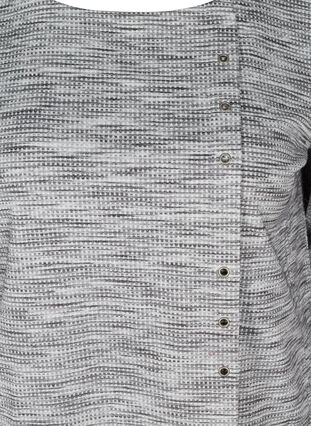 Sweat-shirt de Zizzi, Light Grey Melange, Packshot image number 2