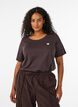 T-shirt met print, Bruin, Model image number 0
