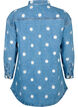 Losse spijkerblouse met geborduurde madeliefjes, L.B. Flower, Packshot image number 1
