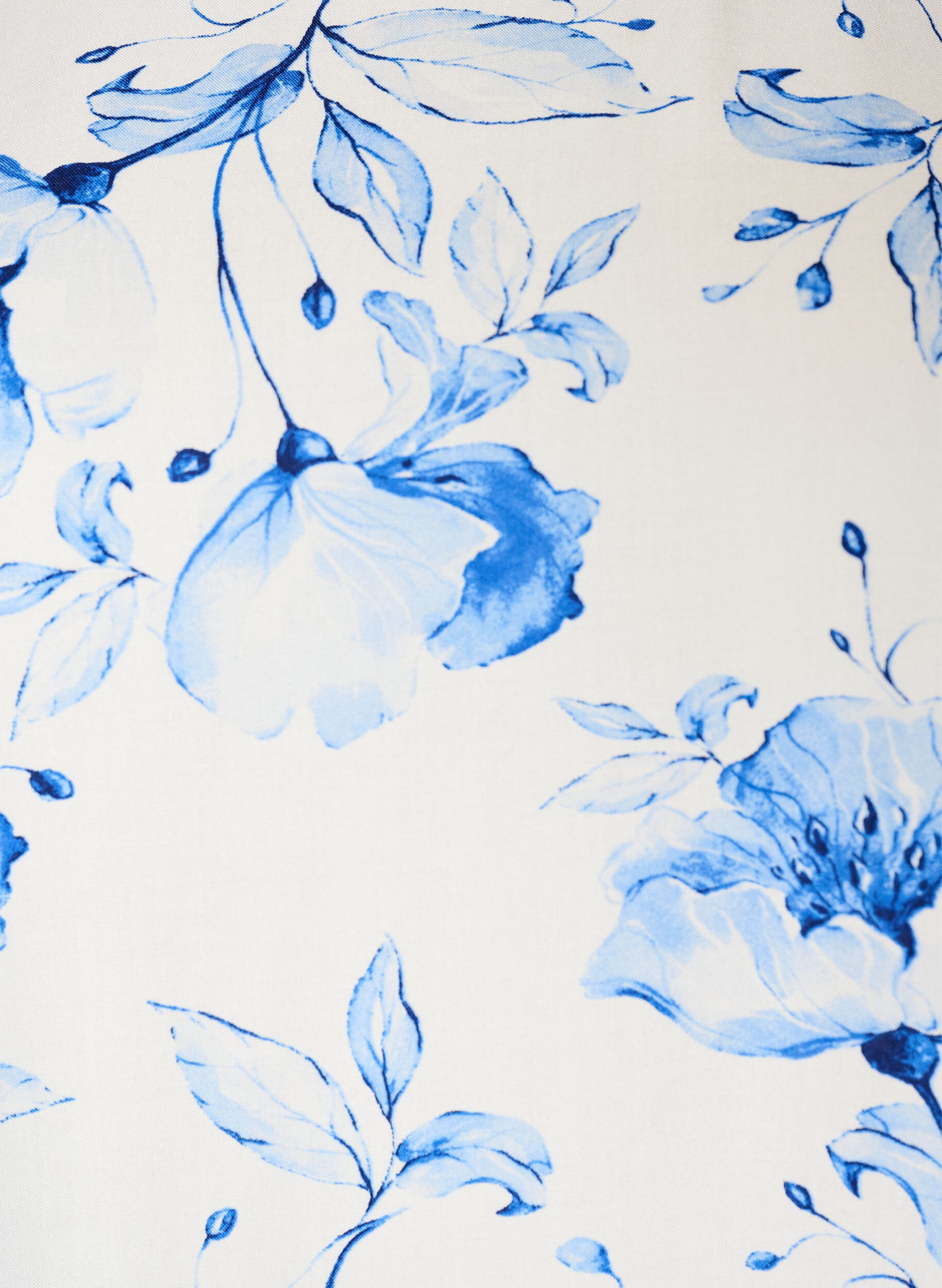ZizziJurk van viscose met coupenaad, Wit, Packshot image number 2