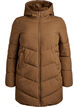 Doudoune mi-longue avec capuche, Camel, Packshot image number 0