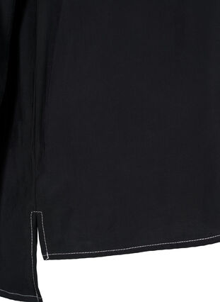 Shirt met contrasterende stiksels, Black, Packshot image number 3