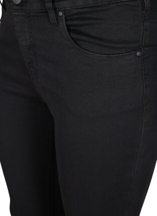 Super slim Amy jeans met hoge taille, Black, Packshot image number 2
