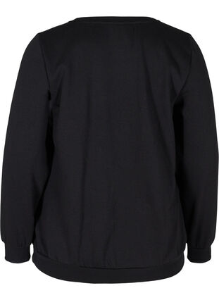 Kerst sweatshirt, Black Wrapper , Packshot image number 1