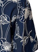 Chemisier &agrave; manches courtes avec motif brod&eacute;, Bleu, Packshot image number 3