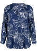 Viscose overhemd met bloemenprint en lange mouwen, Navy B./Big Fl.AOP, Packshot image number 0