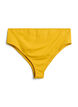 Bikini brésilien avec taille régulière, Jaune, Packshot image number 0