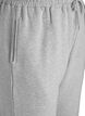 Joggingbroek met hoge taille en geborstelde binnenkant, Grijs, Packshot image number 2