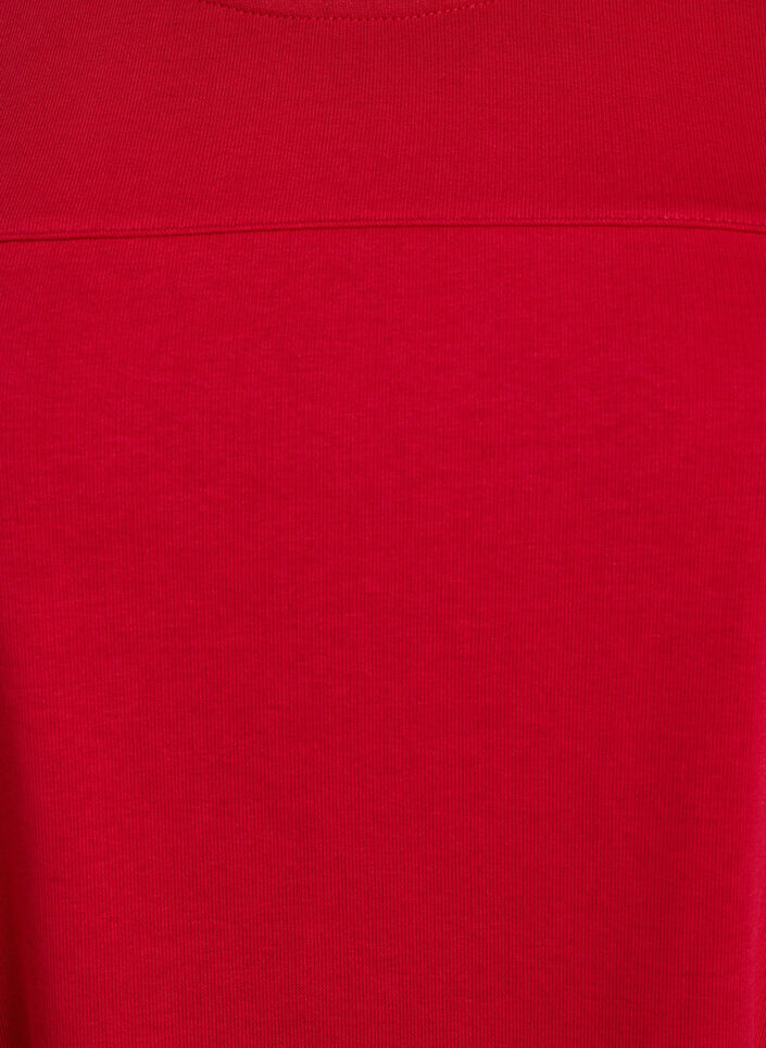 Robe en jersey &agrave; manches courtes et poches, Rouge, Packshot image number 2